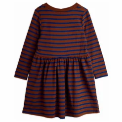 Mini Rodini Robe Oiseau Coton Bio | Marron New