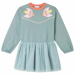 Enfant Stella McCartney Kids Robe Oiseaux Tulle |