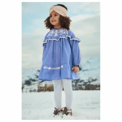 Sale Louise Misha Robe Orana Coton Bio | Bleu jean