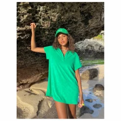 Araminta James Robe Polo Terry | Vert Discount