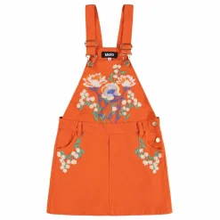 Molo Robe Salopette Chakala Coton Bio | Orange New