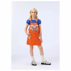 Molo Robe Salopette Chakala Coton Bio | Orange New