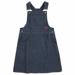 Bobo Choses Robe Salopette en Jean Coton Bio | Bleu marine