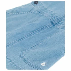 Enfant Petit Bateau Robe Salopette Meduse Denim |