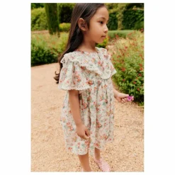 Louise Misha Robe Siloe Coton Bio | Crème