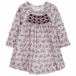 Clearance Tartine et Chocolat Robe Smockée | Nacre