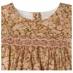 Enfant Bonpoint Robe Smockée Felicie Liberty Coton Bio |