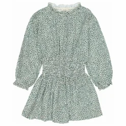 Enfant Búho Robe Smockée Volants |