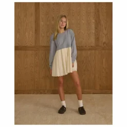 Rylee + Cru Robe Sweat | Bleu gris Sale