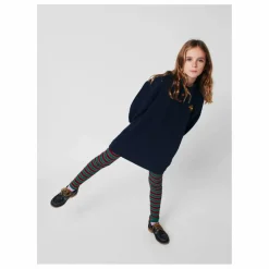 Outlet Bobo Choses Robe Sweat Polo Coton Bio | Bleu marine