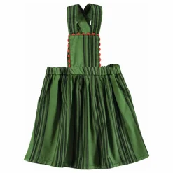 Enfant Piupiuchick Robe Tablier Rayée Coton Bio |