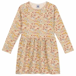 Online Petit Bateau Robe Tubique Fleurie | Beige