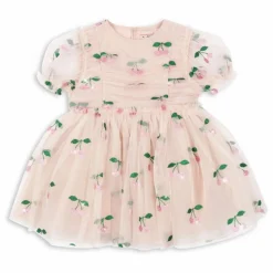 Konges Sløjd Robe Tullie Cerises Tulle | Rose pâle Sale