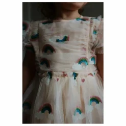 Konges Sløjd Robe Tullie Cerises Tulle | Rose pâle Sale