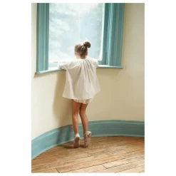 Soor Ploom Robe Tunique Peasant Coton Bio | Ecru