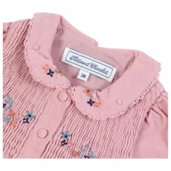 Tartine et Chocolat Robe Velours Côtelé | Rose pâle Clearance