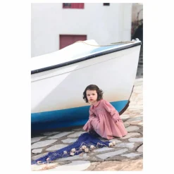 Tartine et Chocolat Robe Velours Côtelé | Rose pâle Clearance