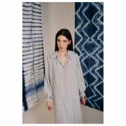 Femme Blue Anemone Robes, Combinaisons|Robe Versalles Rayée |