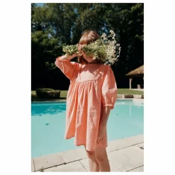 Emile et Ida Robe Vichy Pivoine | Rose pêche Outlet