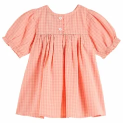 Emile et Ida Robe Vichy Pivoine | Rose pêche Outlet