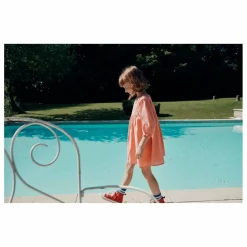 Emile et Ida Robe Vichy Pivoine | Rose pêche Outlet