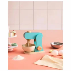 Kid's Concept Robot batteur en bois | Bleu