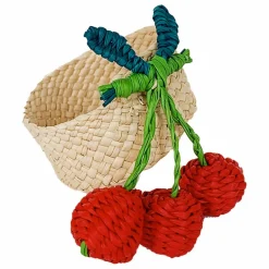 Coro Cora Rond de serviette Cerises | Rouge Hot