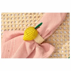Coro Cora Rond de serviette Citron |