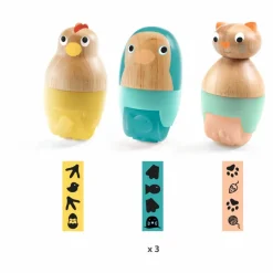 Clearance Djeco Rouleaux Mapataroule Multicolore