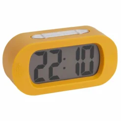 Present Time Réveil Gummy | Jaune moutarde