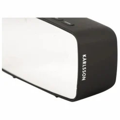 Present Time Réveil oval LED Silver | Noir Discount