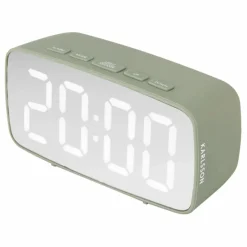 Homme Present Time Réveil oval LED Silver |