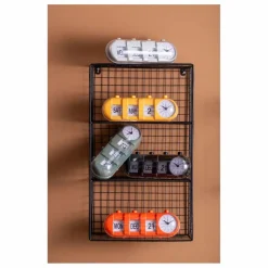 Present Time Réveil Retro tube | Noir Hot