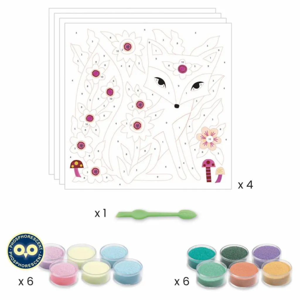 Djeco Sables colorés Garden lights Multicolore Outlet