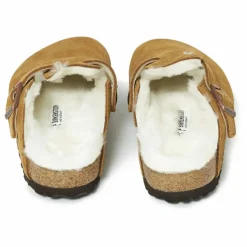 Femme BIRKENSTOCK Sandales, Espadrilles|Sabots Boston Fur Cuir Suede - Collection Adulte |