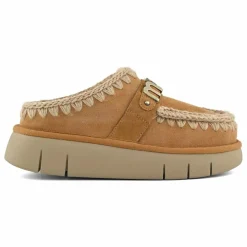Mou Sabots Bounce Suède | Beige Online
