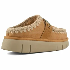 Mou Sabots Bounce Suède | Beige Online