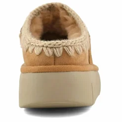 Mou Sabots Bounce Suède | Beige Online