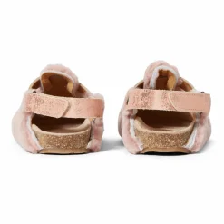 Pèpè Sabots Façon Fourrure | Rose pâle Outlet
