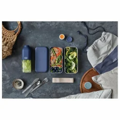 Sale Monbento Sac à bento grand format MB Pochette | Bleu