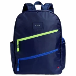 Enfant State Bags Sacs, Petite Maroquinerie|Accessoires De Mode|Sac à Dos Kane Deux Poches Diagonal Zippers |