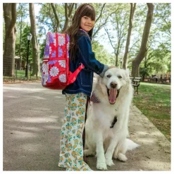 Hot State Bags Sac à Dos Kane Deux Poches Ruby Floral | Corail