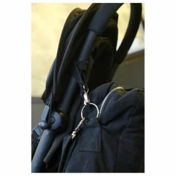 Clearance rivedroite Sac à langer Darcy en coton recyclé Noir