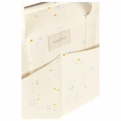 Nobodinoz Sac à langer imperméable Gala Opéra Orange Cherries | Beige Best