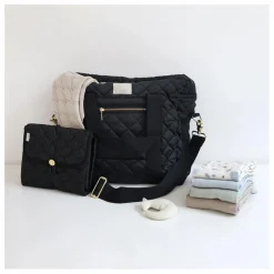 Cam Cam Sac à langer matelassé | Noir