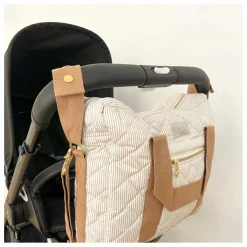 Cam Cam Sac à langer matelassé Stripes |