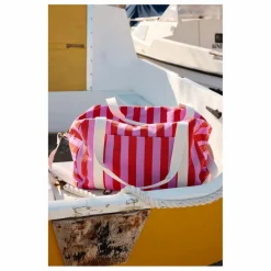 Rose in April Sac à langer Raphaël rayé | Rose pâle Discount