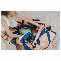 Play and Go Tapis De Jeux|Sac / Tapis de jeu d'extérieur Noomad - Rayures Moka