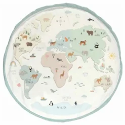 Play and Go Tapis De Jeux|Sac / Tapis de jeu Noomad - Carte de Monde