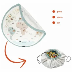 Play and Go Tapis De Jeux|Sac / Tapis de jeu Noomad - Carte de Monde